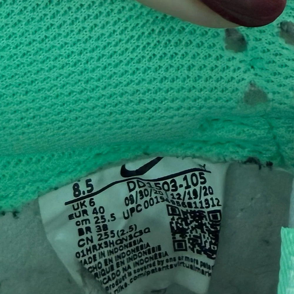Nike Dunk Low “Green Glow” (DD1503-105) in White/Green Glow